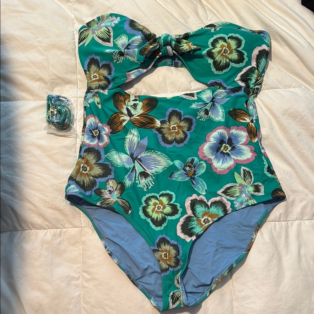 Floral Cutout Swimsuit